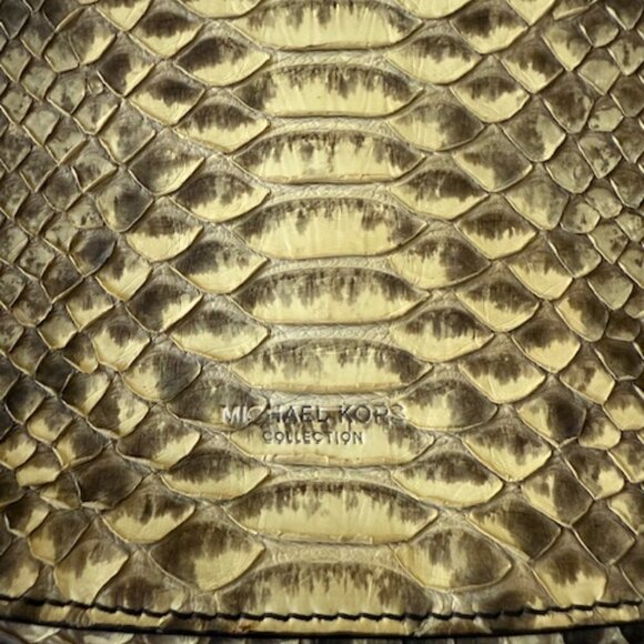 michael kors sedona medium python crossbody bag - Picture 8 of 8